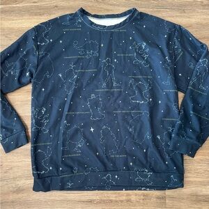 Disney Navy Blue Constellation Crew